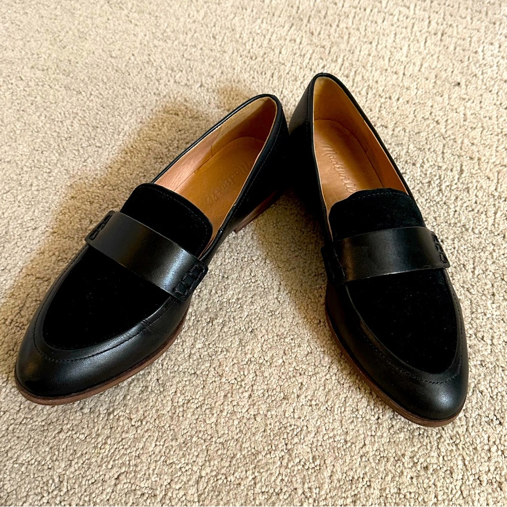 Madewell Black Loafer Size 7.5